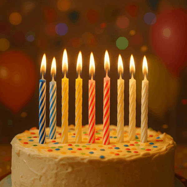 Velas de Cumpleaños Espiral “Fiesta!” – 24 piezas - Imagen 2